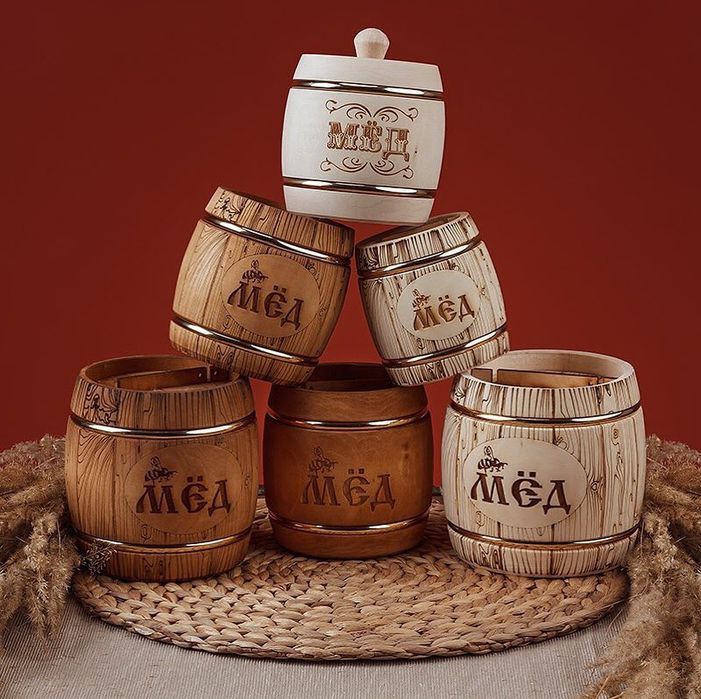 Бочонки  для мёда из липы