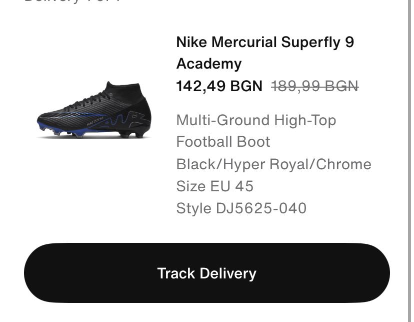 Nike Mercurial Superfly 9