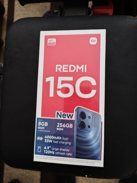 Смартфон  XIAOMI REDMI 15C 256/8 BLUE 6.90 ", 256 GB, RAM 8 GB, 50+0.08 MP