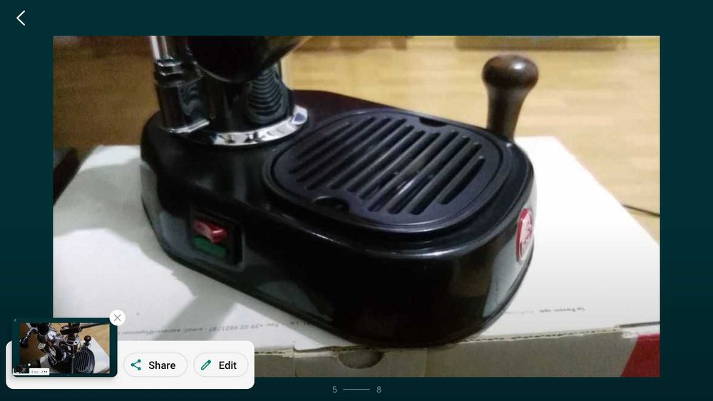 Espressor La Pavoni Europiccola Base Nera Expresor Expressor Espresor