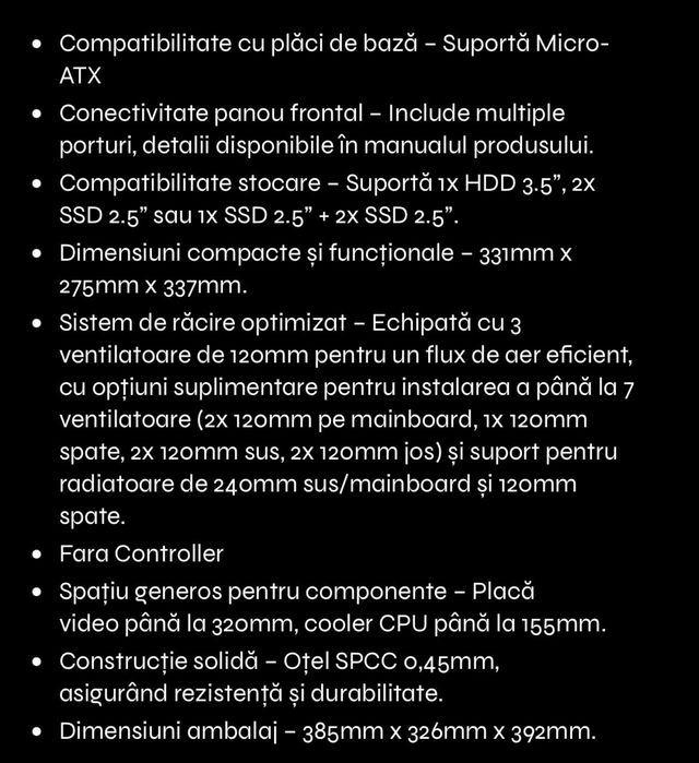 Carcasa PC noua