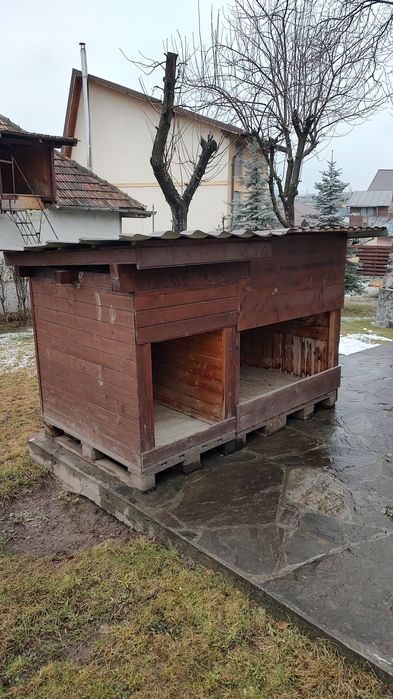 Vand cotet dublu caini animale pasari IZOLAT TERMIC