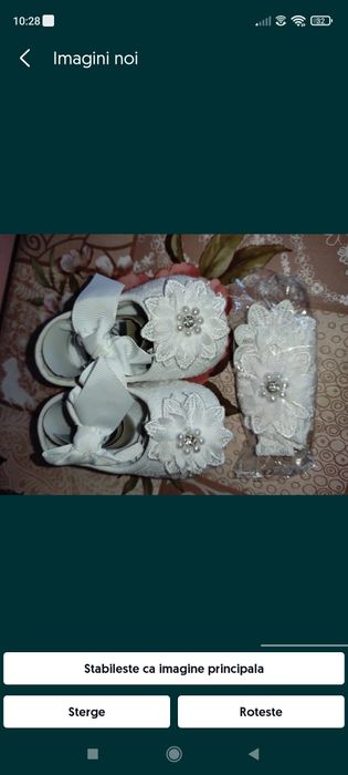 Rochie botez/aniversare 0-3 luni