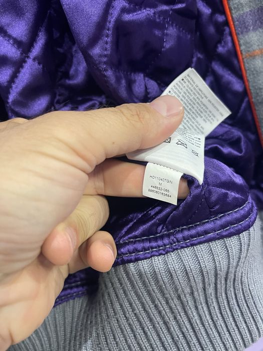 M Яке Nike Air Jordan Plaid Letterman Destroyer Varsity Bomber Jacket