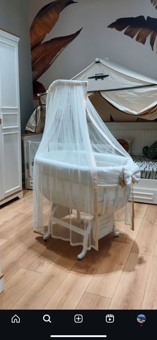 Турецкая люлька Chicco original Из натурального дерева