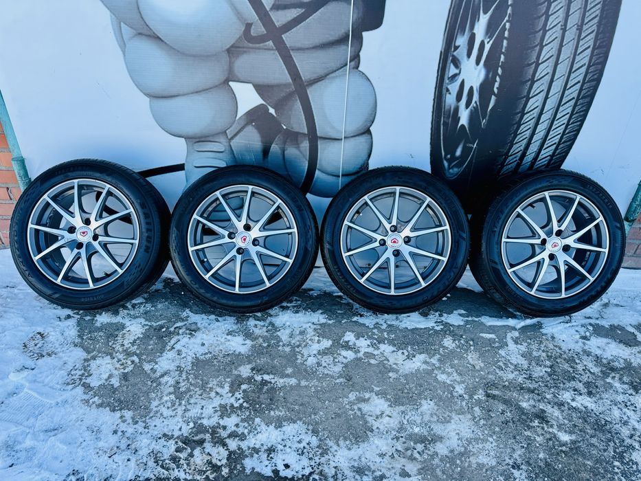 Диски Kia/Hyundai R16 4,100 с почти новой летней резиной!