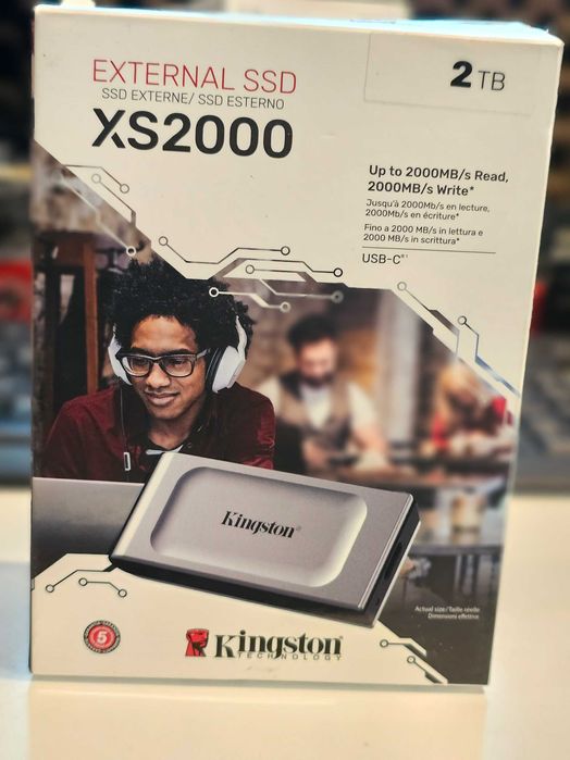 SSD extern kingston XS2000 2TB 2 terra usb c