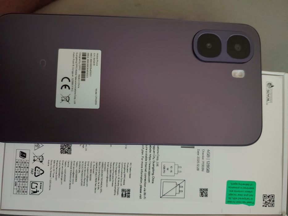 Мобилен телефон OPPO A6x Black Purple