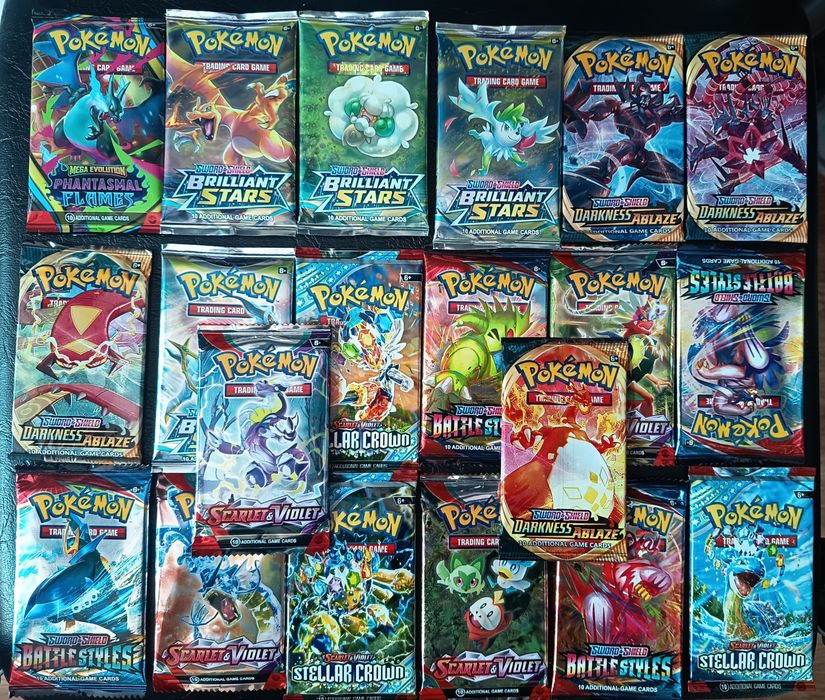 20  Pachete de carti pokemon