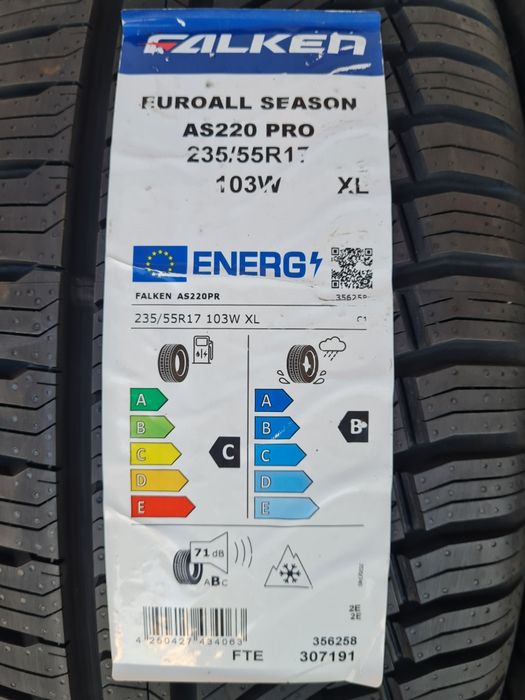 Нови Всесезонни гуми 2 броя FALKEN EuroAllSeazon AS220 235 55 R17