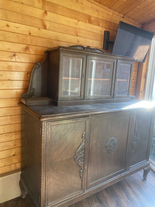 Скрин, шкаф, комод - антика 2 части