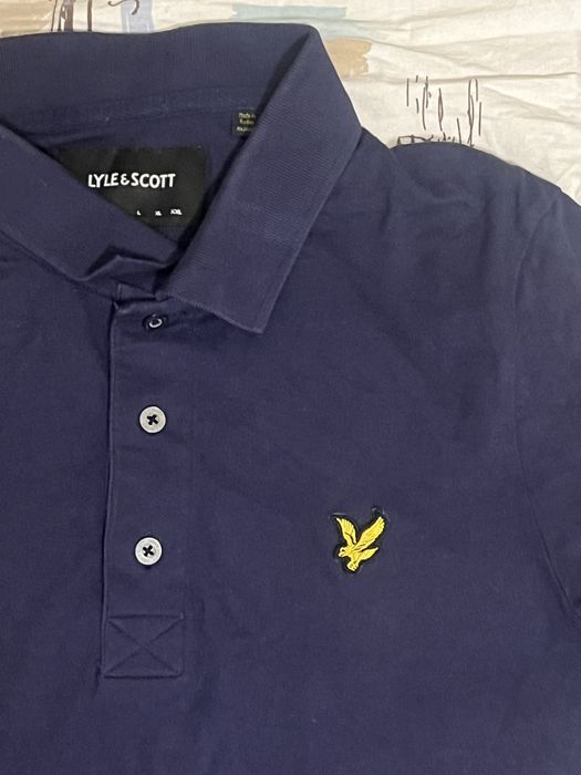 Продавам блуза/поло Lyle & Scott, размер S, тъмносиньо