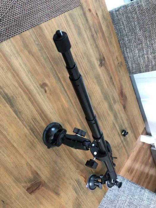Sistem prindere auto masina pt camera actiune Insta360 X5 X4 X3 Gopro ventuze selfie stick