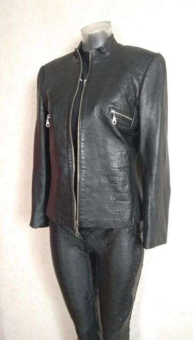 Куртка кожаная размер 46-48