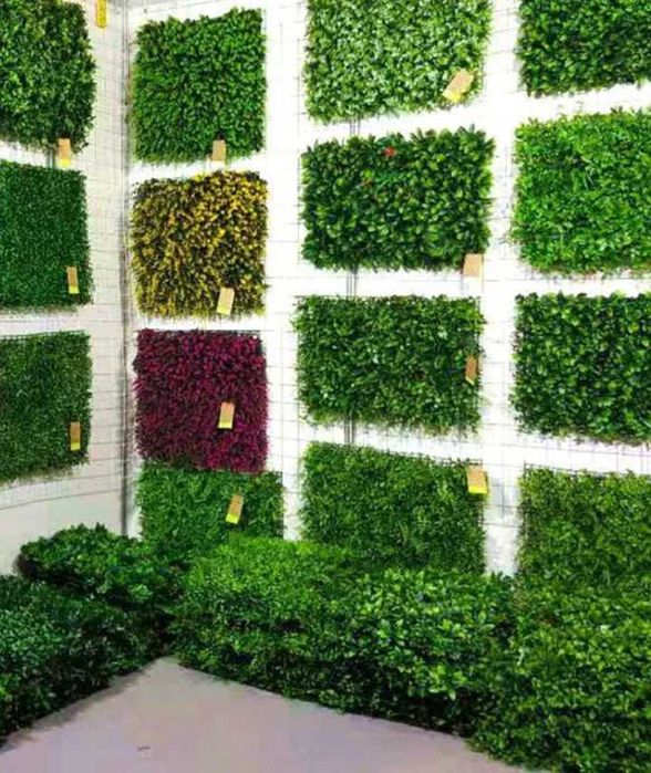 Panou verde decorativ artificial 60 x 40 cm  cu aspect natural