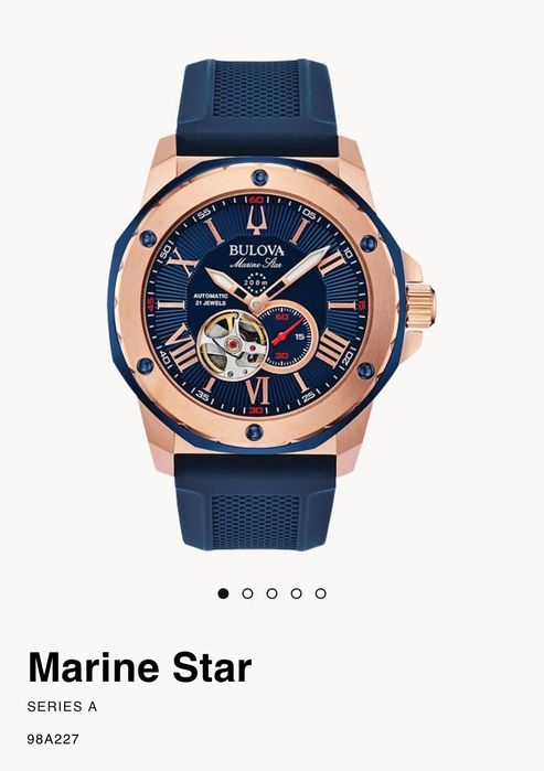 Bulova Marine star 98A227 като нов