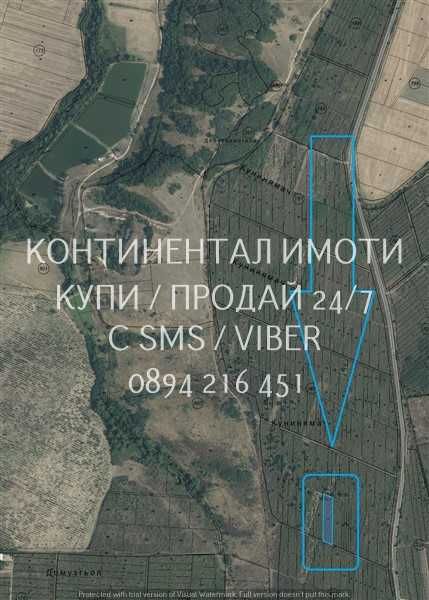 Лозе 2300м2, разположена в землището на кв. Дебър, Имотът се намира само на 150 м от асфалт