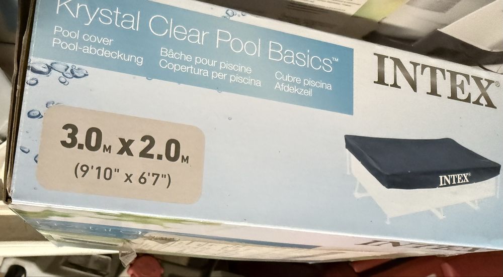 Piscina cu cadru metalic Intex, supraterana, dreptunghiulara, 300 x 200 x 75 cm