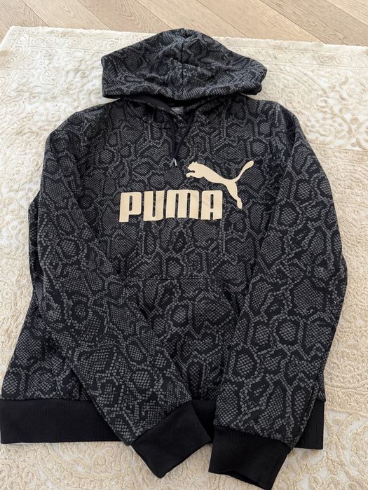 Худи puma с принтом состояние отличное