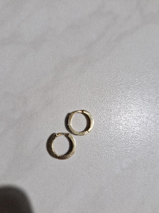 Детски златни обеци