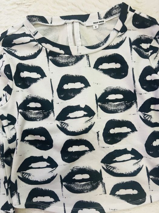 Къса  бяла блуза Tally Well