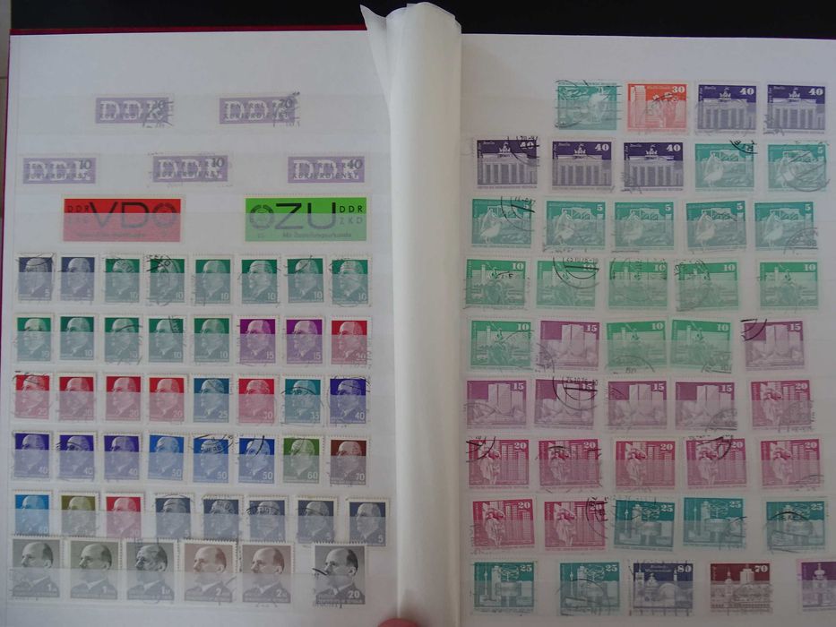 Germania DDR - Clasor cu timbre stampilate uzuale (Lot 336)