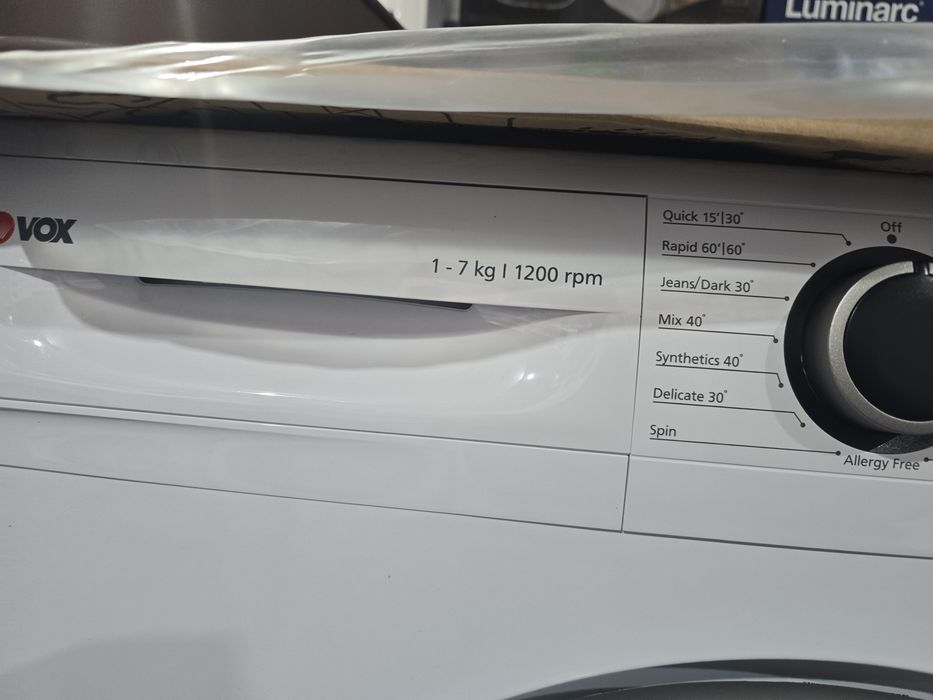 Нова пералня VOX WM 1275LTQD, 7kg, 1200rpm, 5години