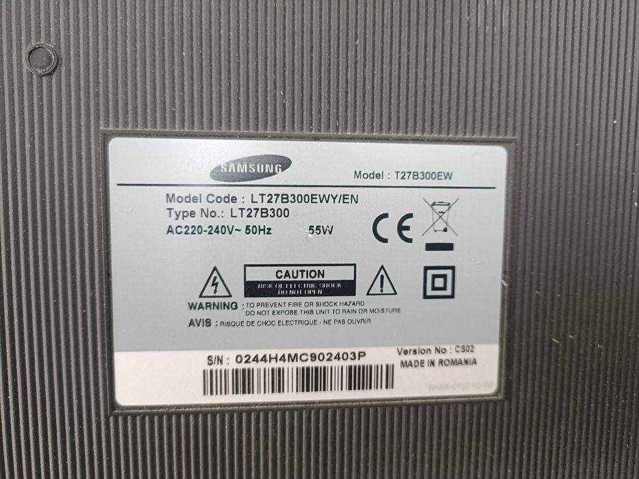 Монитор Samsung T27B300EW 27' LED HDTV