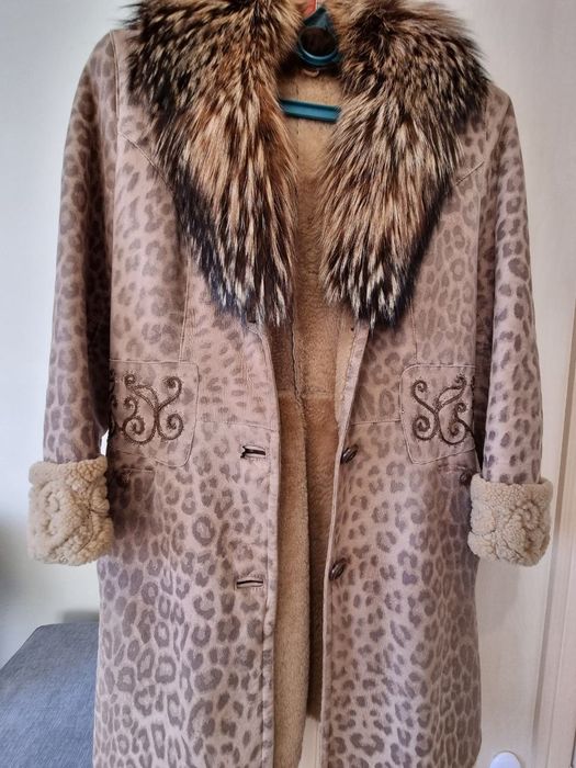 Женская турецкая дубленка