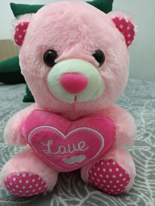 Jucărie de pluș roz
