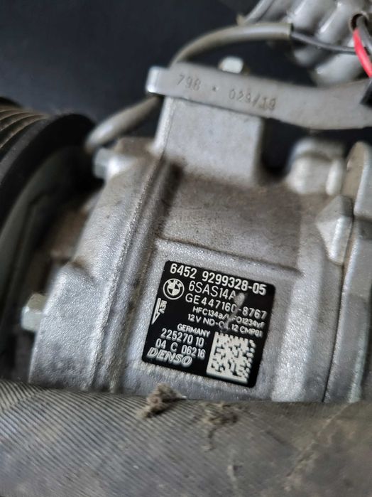 Compresor clima bmw f20 f21 f22 f30 f34 f36 motor b37 b47 b48 b58