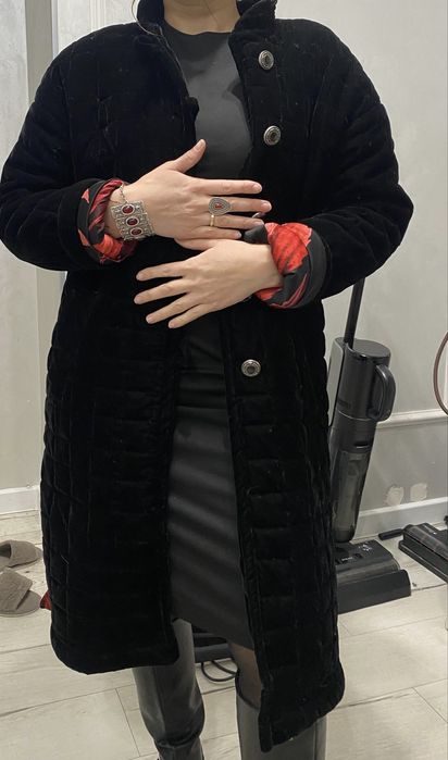 Утепленный шапан на весну