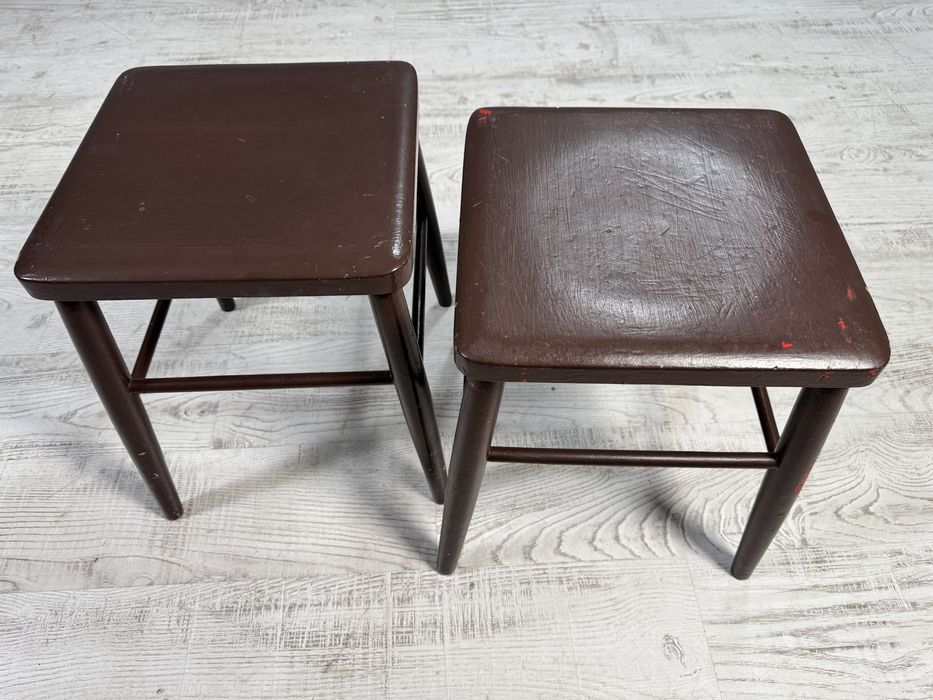 Винтидж боядисани табуретки Р323