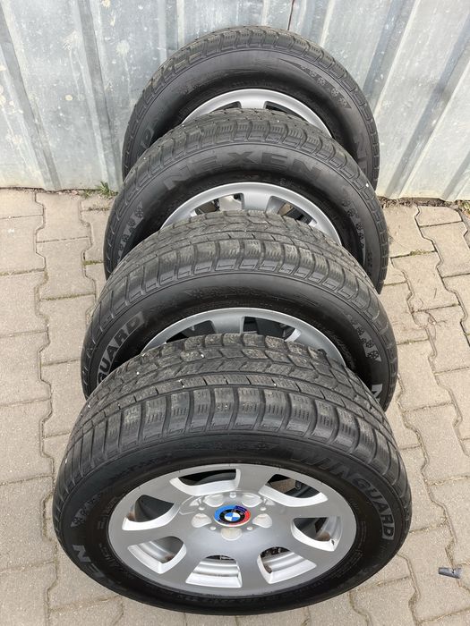 Jante aliaj 5x120mm,  anvelope 225/55 R16, BMW E60, E61, E90, F30, F31