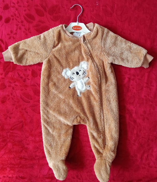 Комбинезон Тедди теплый для новорожденных