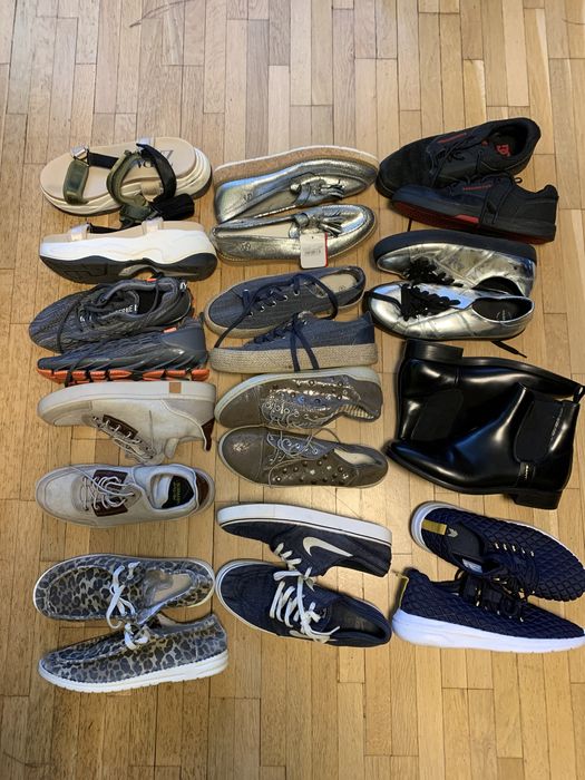 естествена кожа маркови 39, 40 и 41 Nike timberland Zara и др