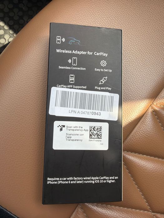 Adaptor wireless Apple car play