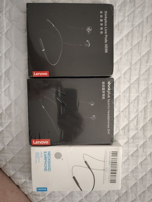 Vând căști wireless de la Lenovo, noi, sigilate!!!