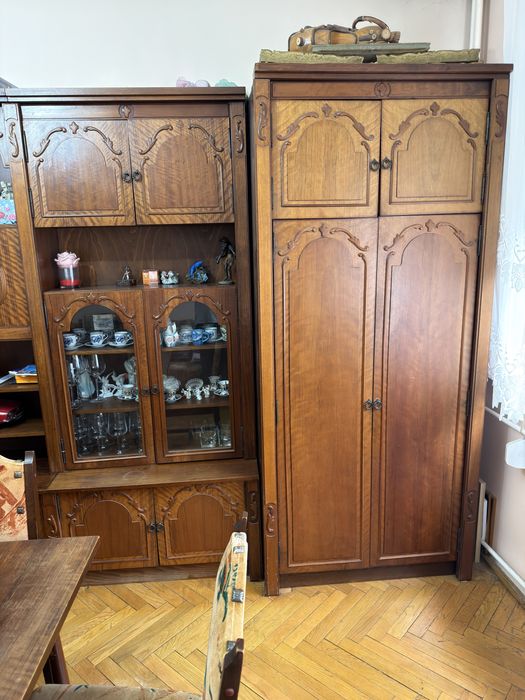 Mobila living lemn solid cu model sculptat cetatea Oradea