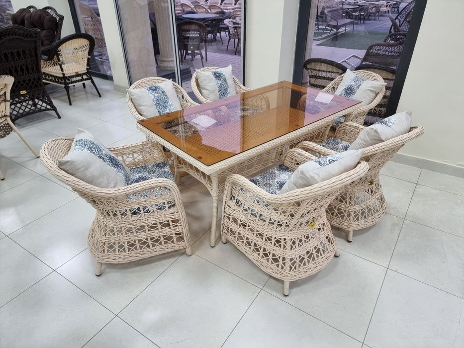 Ratan stol stul kachela va mebellar