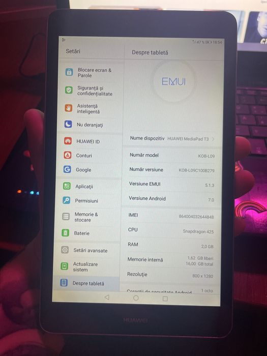 Tableta Huawei  mediapad T3
