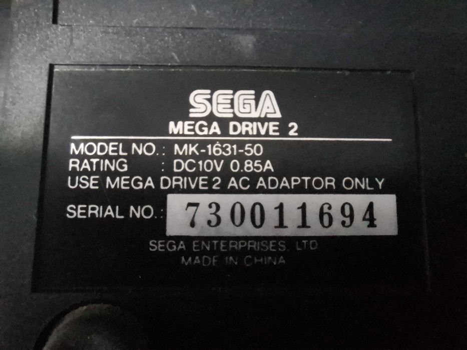 Original Genesis Sega Mega Drive 2 Retro Game Console 16bit MK-1631-50