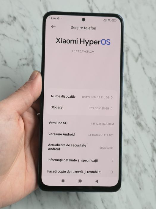 Vand/schimb Redmi Note 11 Pro 5G 128gb
