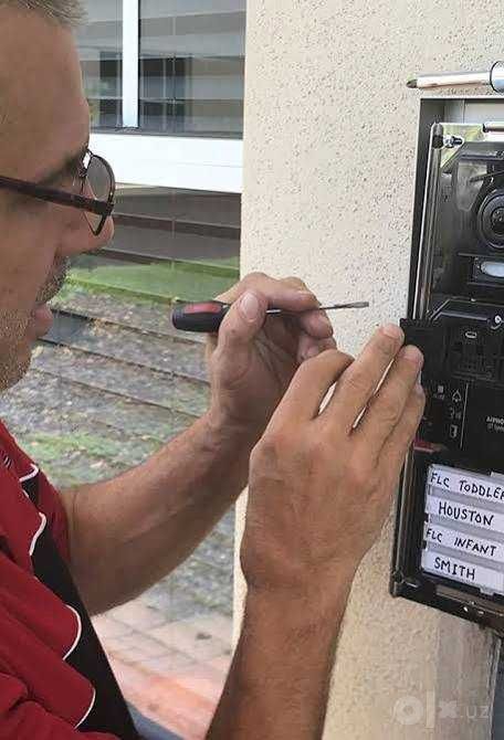 Kamera, Domofon, Shlagbaum o'rnatish va Wi-Fi sozlash xizmati
