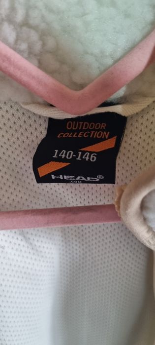 Hanorac fete cu fermoar Head din lanita 9-11 ani, 140-146 cm