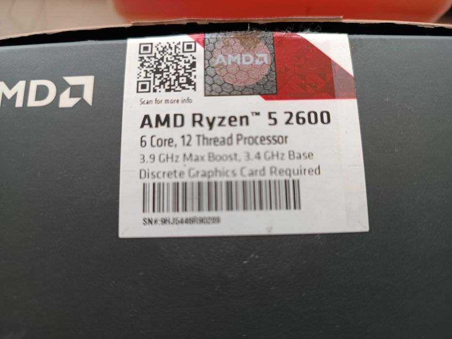 Продам процессор Ryzen 5 2600