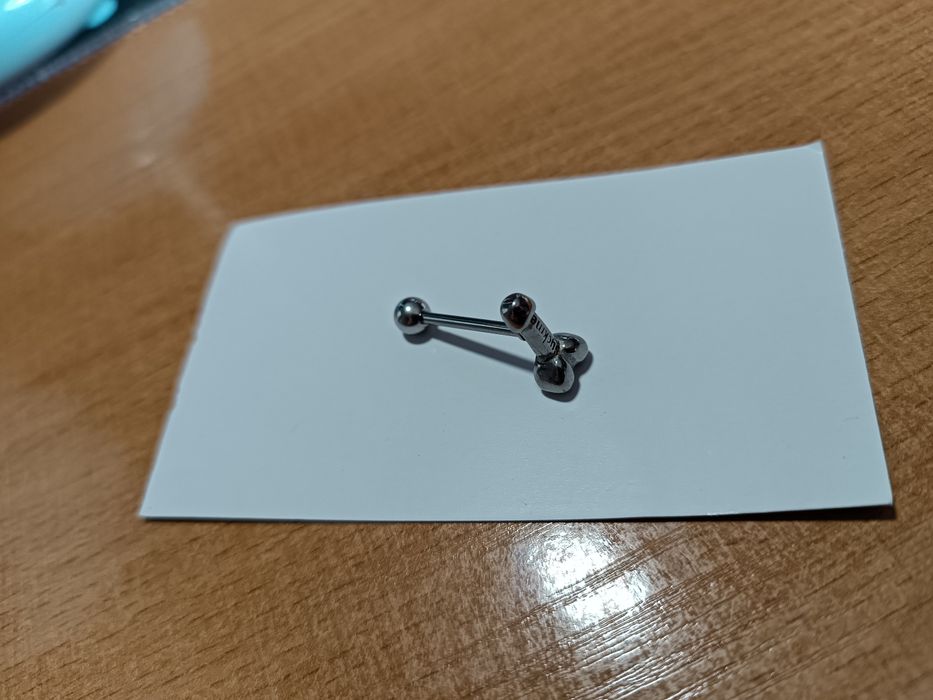 пирсинг в язык 1,6мм