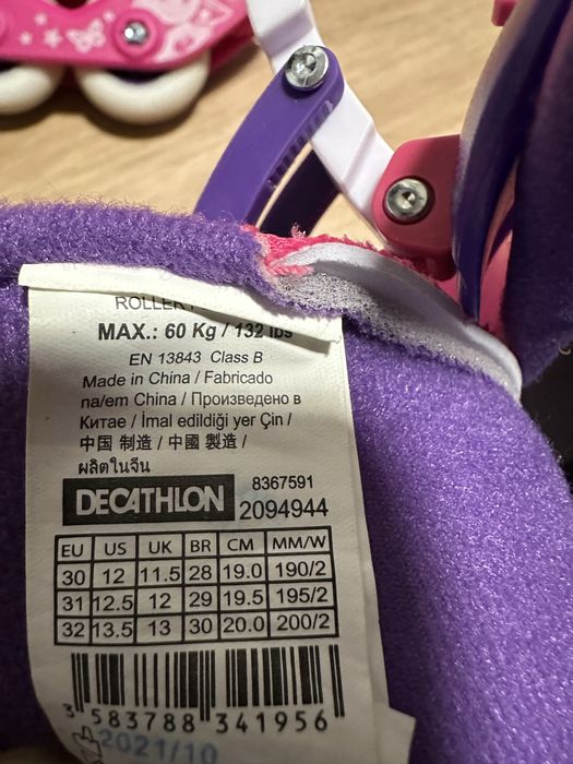 Role+Casca Oxelo pt trotineta , bicicleta,role,skate