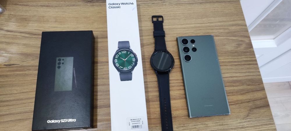 Samsung galaxy S23ultra +   watch 6 classik 47mm