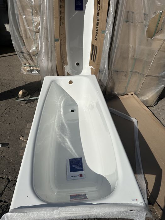 Ванны российского производства сталные и чугунный. Сантехника.